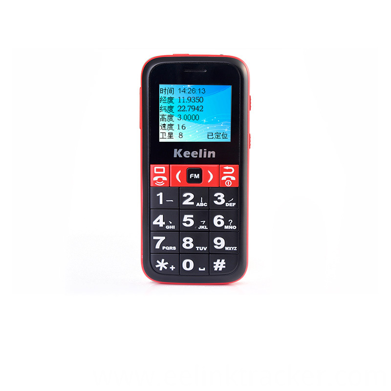 Basic phone with gps tracking outlet